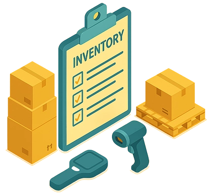 Estação de trabalho colaborativa com seis cadeiras, computadores e plantas decorativas